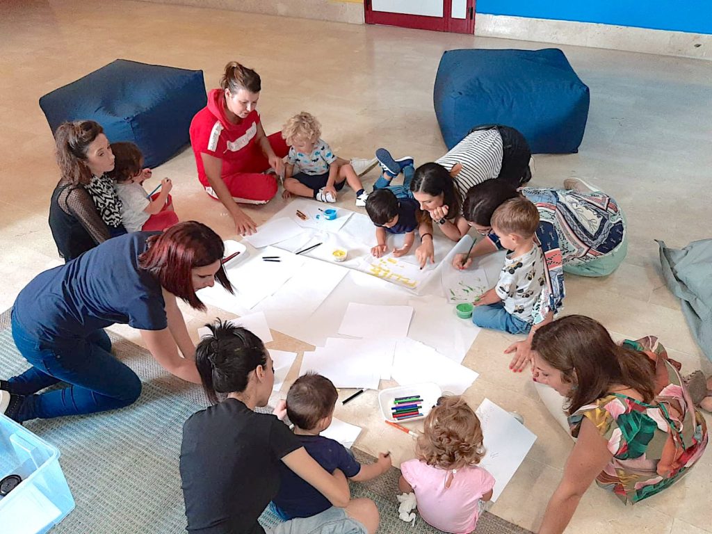 Genitori e bambini insieme con Face a Palermo