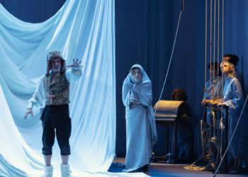 Il calamaro gigante con Angela Finocchiaro e Bruno Stori