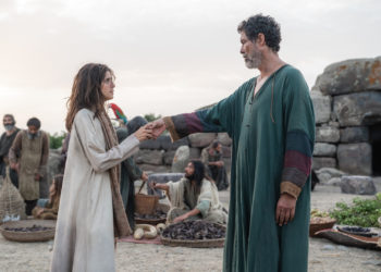 Porcaroli Alessandro Gassmann nel film Vangelo Secondo Maria foto di Francesca Ardau