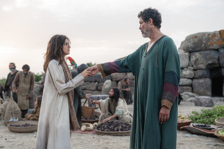 Porcaroli Alessandro Gassmann nel film Vangelo Secondo Maria foto di Francesca Ardau