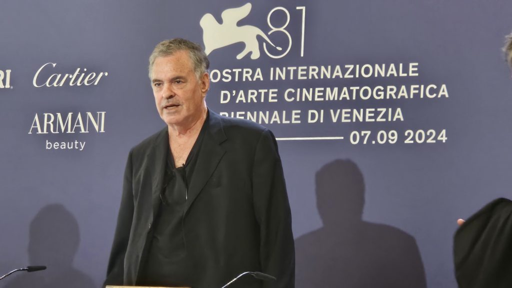 Amos Gitai in conferenza stampa a Venezia 81