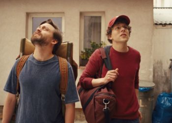 Kurt-Egyiawan-Will-Sharpe-Kieran-Culkin-and-Jesse-Eisenberg-in-A-REAL-PAIN.-Photo-Courtesy-of-Searchlight-Pictures.-©-2024