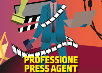 La copertina di “Professione Press Agent” di Pierluigi Manzo, edito da Les Flâneurs Edizioni