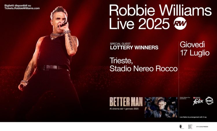 GO! 2025: Sting, Robbie Williams, Tony Effe e Alfa