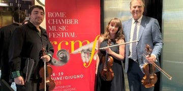 Robert McDuffie con Livia Stefani e Sebastian Zagame