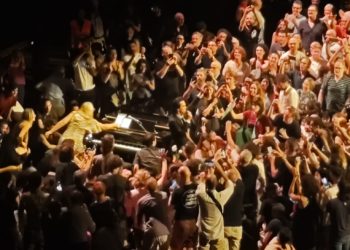 Nick Cave in concerto a Roma. Foto di Nunzia Scala