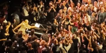 Nick Cave in concerto a Roma. Foto di Nunzia Scala