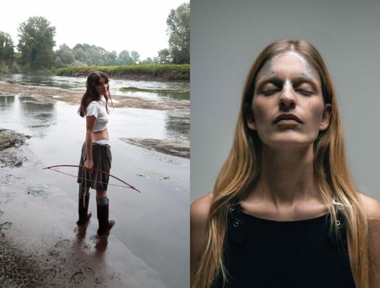 Gaia Banfi (a sinistra) e Isabelle Lewis (a destra), tra le protagoniste musicali e performative di ULTRA REF al Romaeuropa Festival 2025