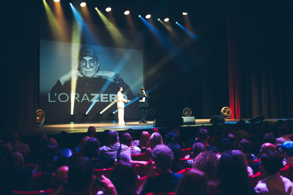 Renato Zero, presentazione  dell'album al Teatro Brancaccio. Foto di Simone Cecchetti