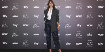 Paola Cortellesi alla presentazione di Petra tre su Sky Now