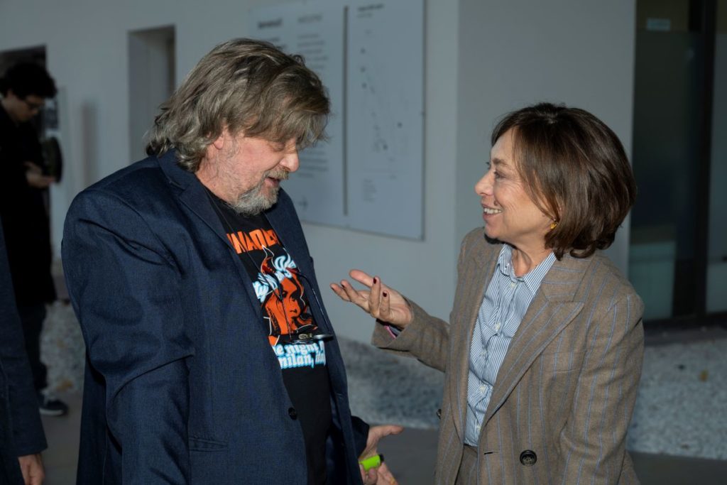 Aldo Nove con Paola Malanga. Foto Mirko Pizzichini