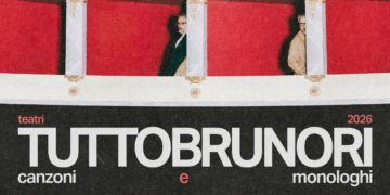 TUTTOBRUNORI – canzoni e monologhi”, in arrivo nei teatri italiani nel 2026.