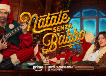 Il poster di “Natale senza Babbo”: Alessandro Gassmann e Luisa Ranieri nei panni di Nicola e Margaret, protagonisti della nuova commedia natalizia Prime Video