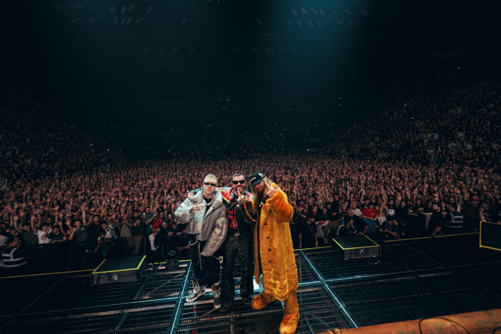 Lazza, Salmo e Nitro all'Unipol Forum di Milano (foto di Giuseppe Antonelli)